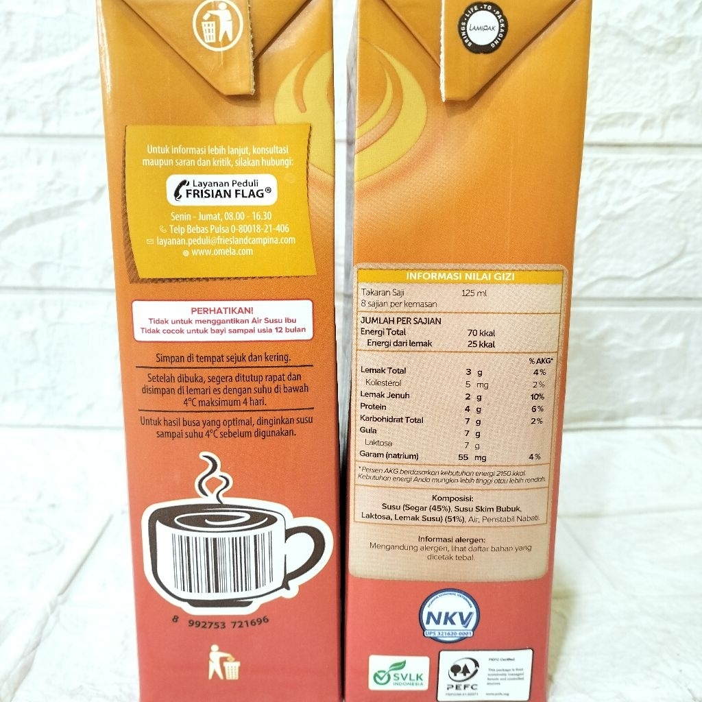 Omela Foaming Milk Professional 1L