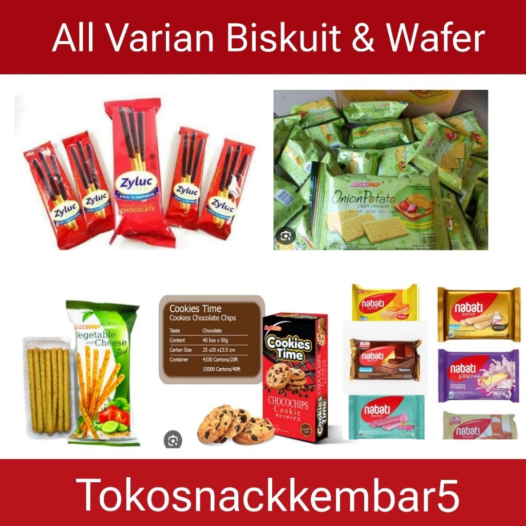 Biskitop Vegetable and cheese stik sayur harga per pc Zyluc Stik Onion Potato Indobis Cookies time A