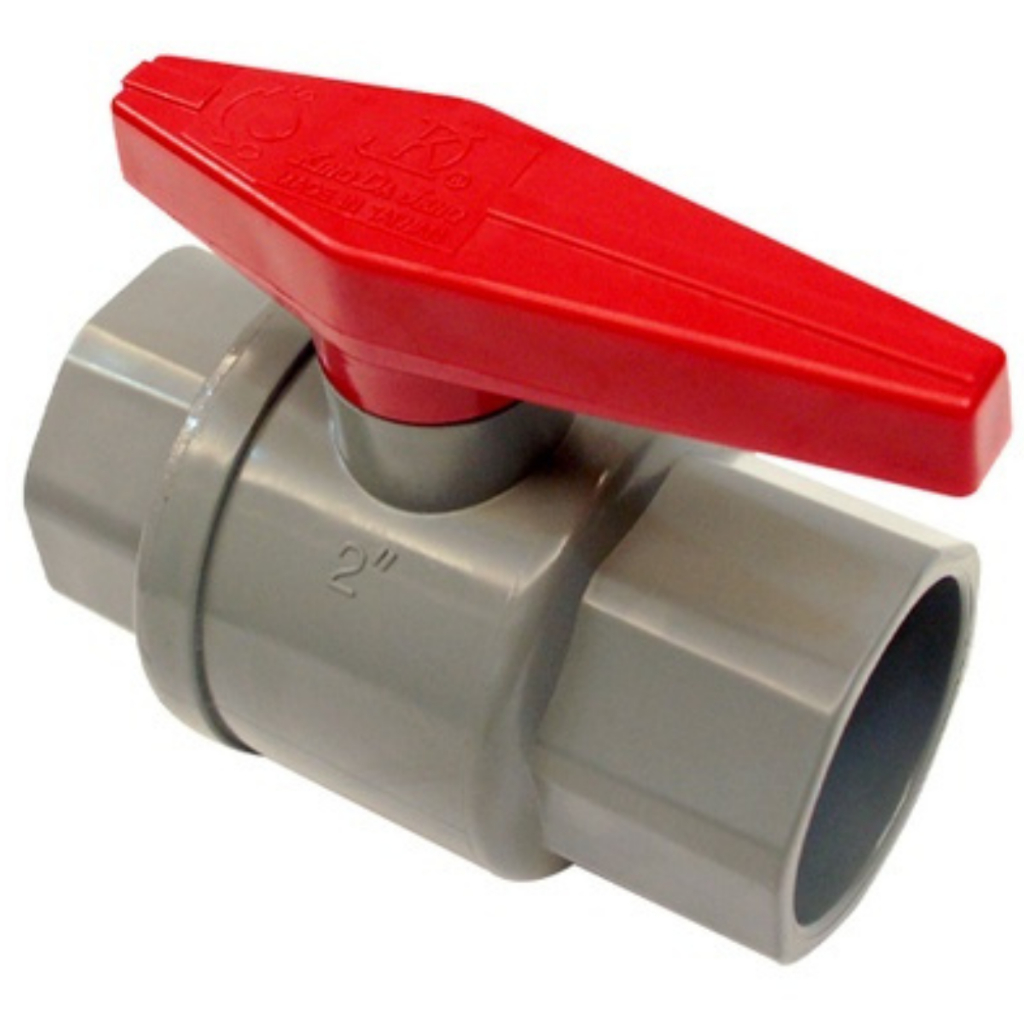 Ball Valve Stop Kran 11/4, 11/2, 2 Plastik Pvc