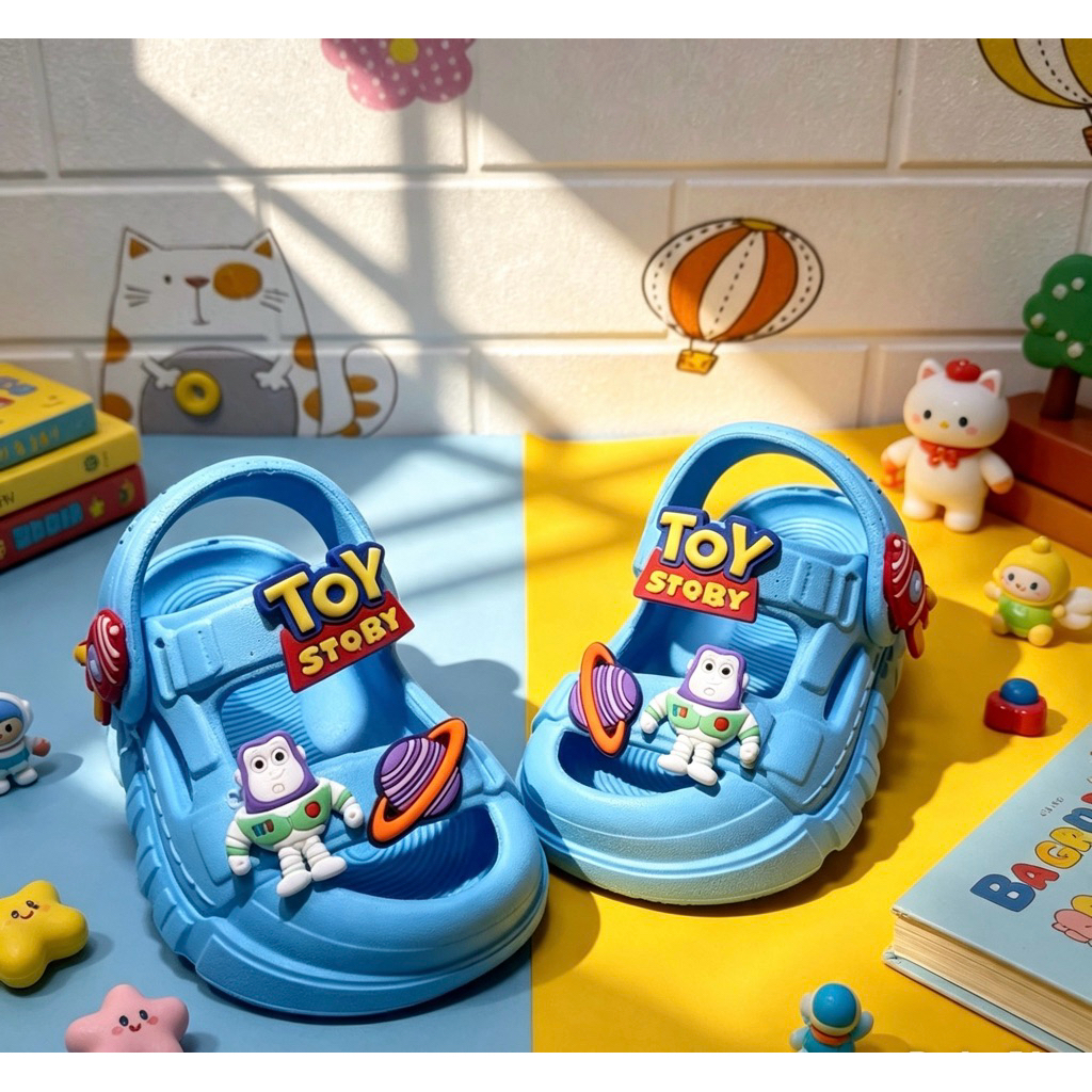 sandal anak tali belakang laki-laki karakter TOY STORY terbaru 18-23 yk1028