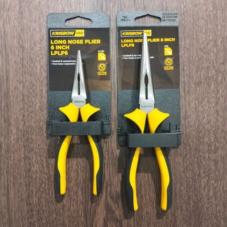 Krisbow Pro Tang Lancip LONG NOSE PLIER