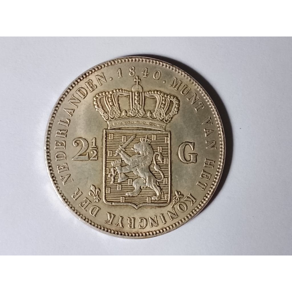 koin palsu 2½G Willem koning p3