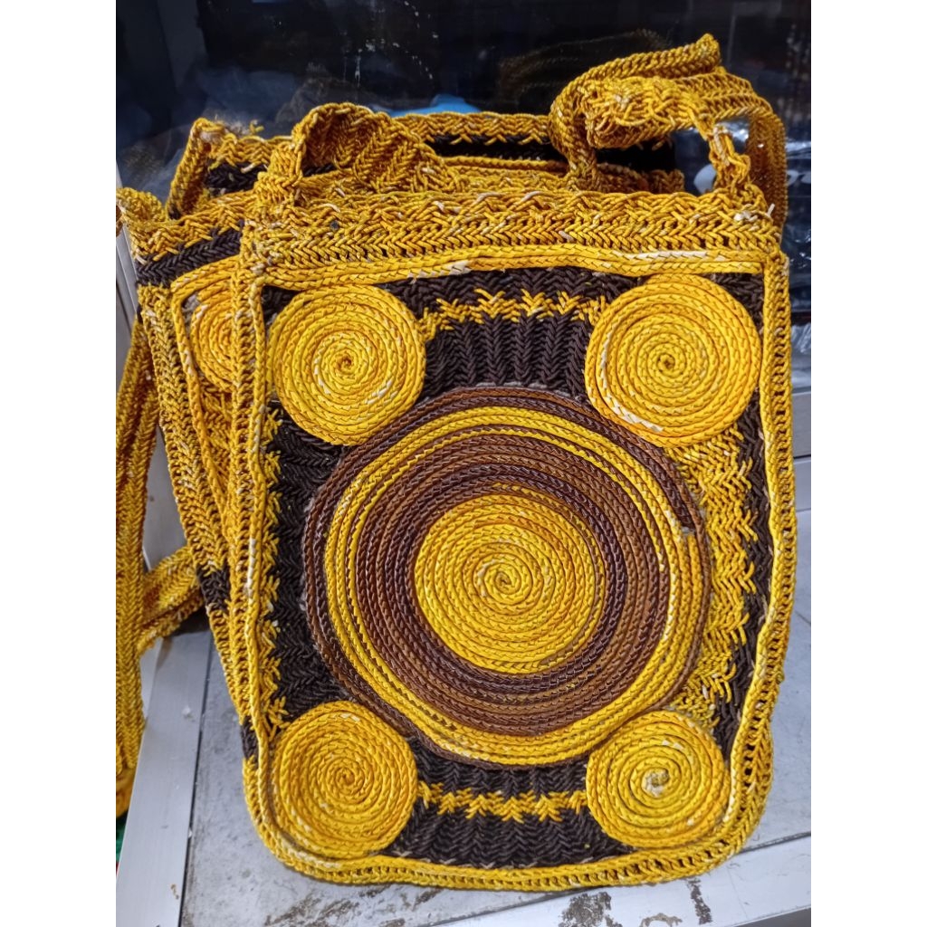 Tas noken kulit anggrek Papua/ tas selempang/tas etnik /tas noken papua non cod