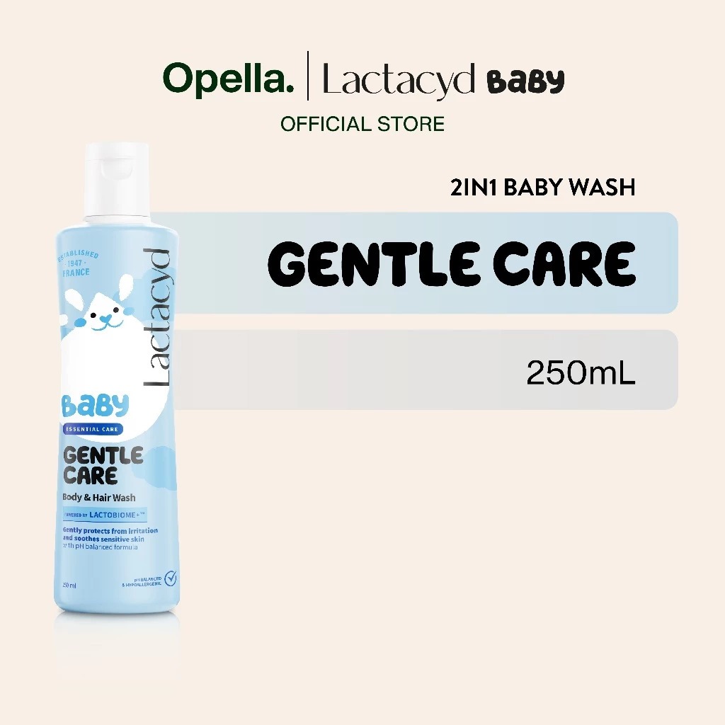 Lactacyd Baby Gentle Care 2in1 Body Wash and Hair Shampoo 250mL – Sabun & Sampo Bayi Melindungi dari