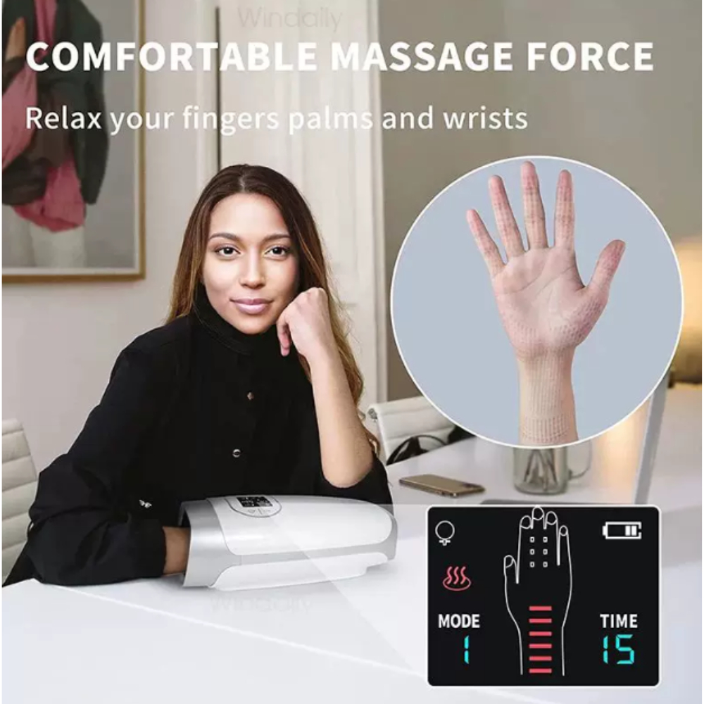 Therapy Hand Pain Vibrating Air Pressure Massager Hand Massager
