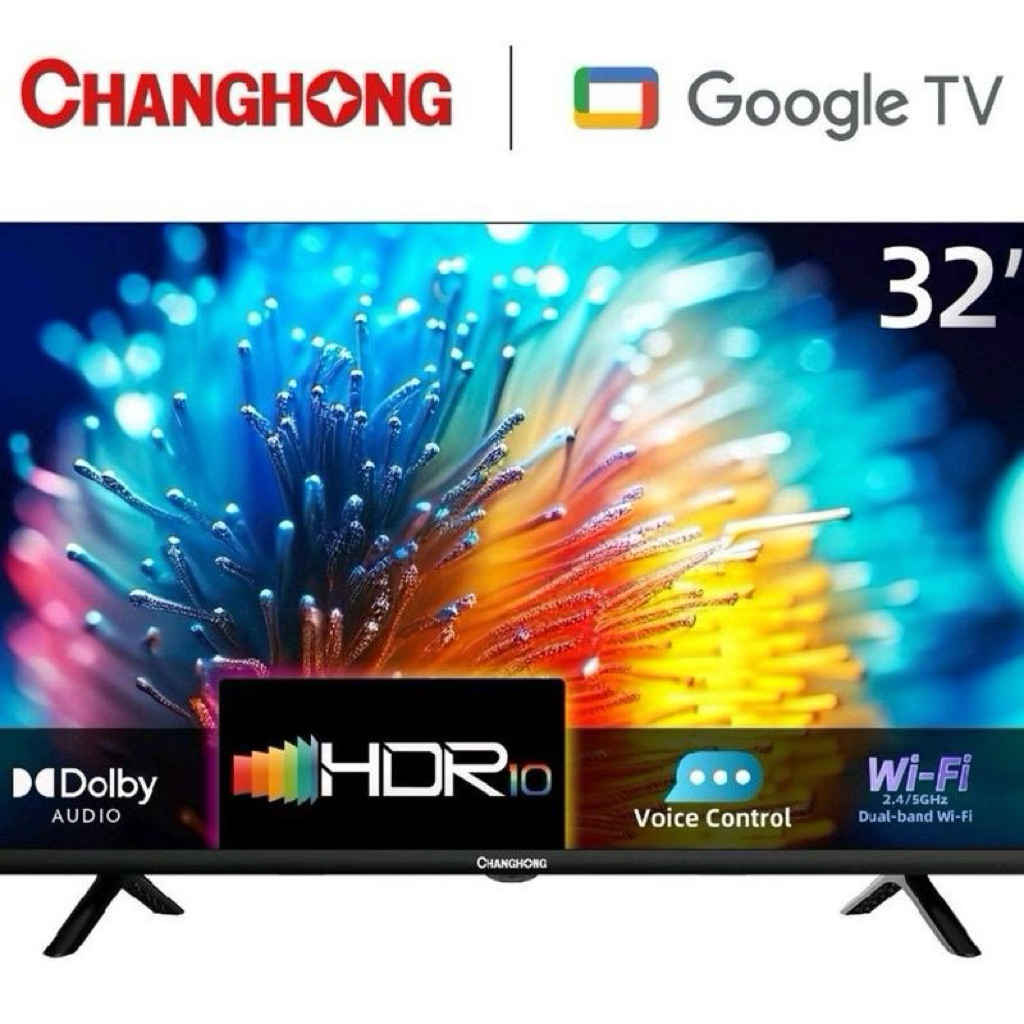 CHANGHONG GOOGLE TV 32ST1 - TV LED CHANGHONG ANDROID GOOGLE TV 32 INCH - TV CHANGHONG 32 INCH MURAH 