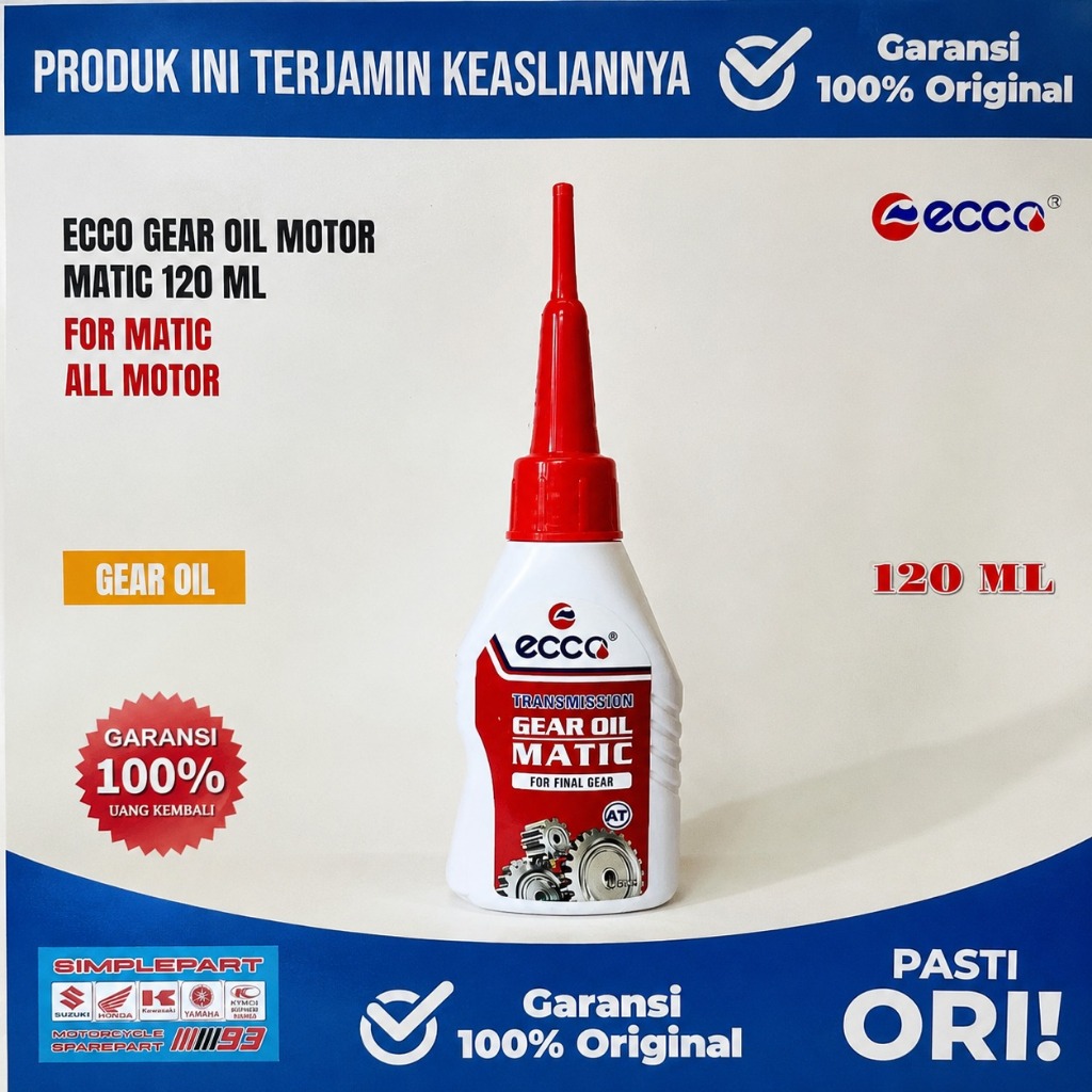 Oli Gardan ECCO MATIC 120ml / Oli Gear Matic ECCO MATIC TRANSMISSION 120 ML