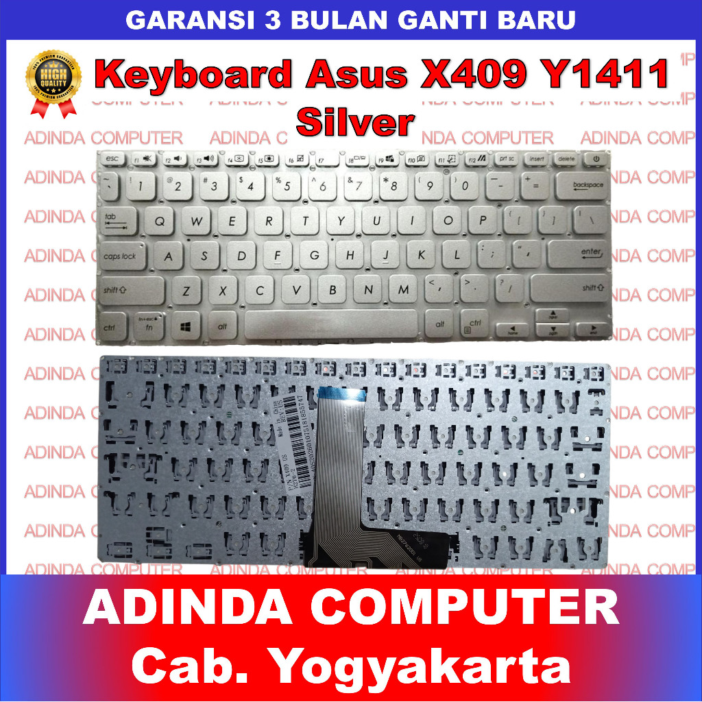 Keyboard Asus X409 A416 A416JP A416JAO A416EP A416EP Silver