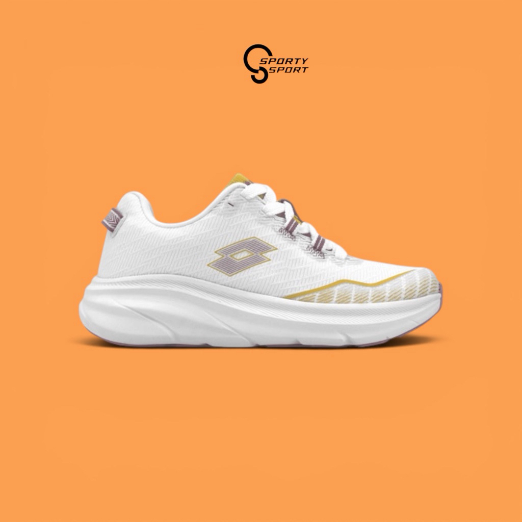 SEPATU LARI WANITA LOTTO FLEWN WHITE