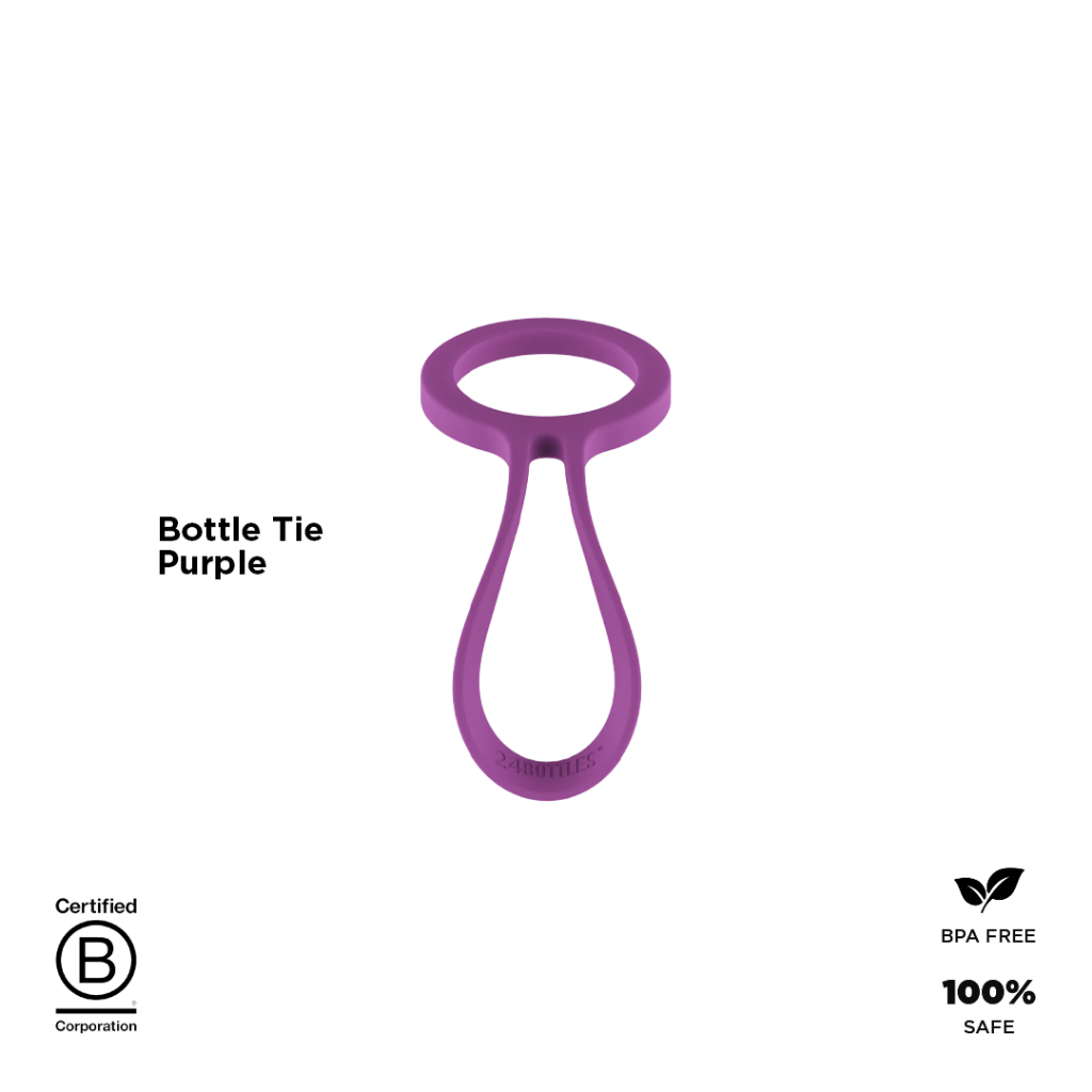 24Bottles Bottle Tie - Purple