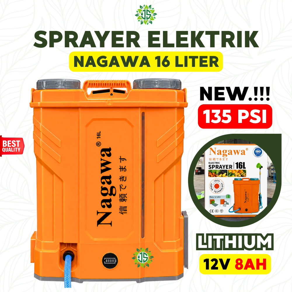 Sprayer NAGAWA Elektrik 16 Liter Battery Lithium 135 PSI