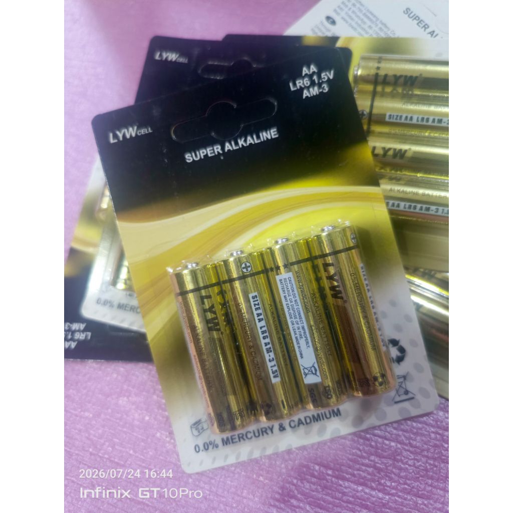 Baterai AA Original AA A2 batre Mainan BATRE LYWcell AA BATRE Jam Dinding