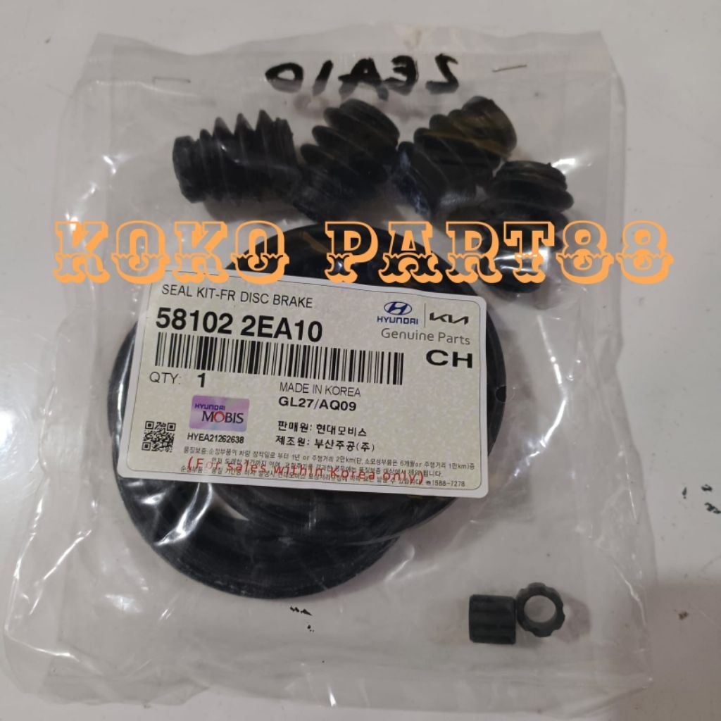 CALIPER KIT TUCSON SEAL CALIPER CAKRAM DEPAN ASLI KOREA HYUNDAI TUCSON 2005 SPORTAGE  2005 1SET