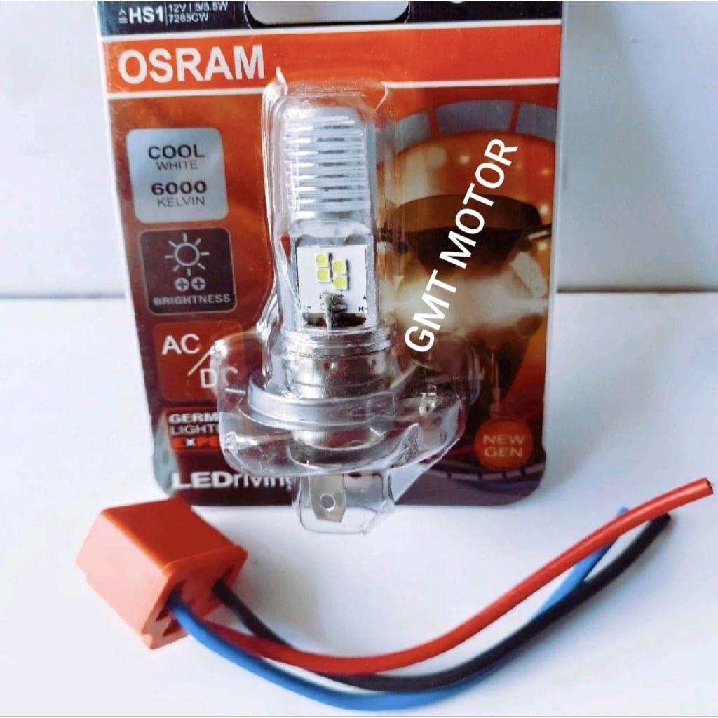 BOLAM OSRAM LED + SOKET LAMPU DEPAN VIXION OLD VIXION NEW SCOOPY