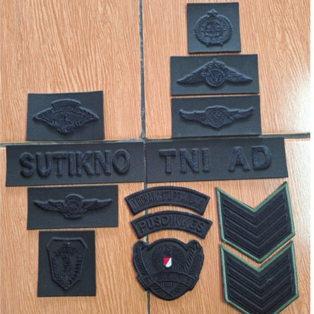 ATRIBUT BORDIR PAPAN NAMA PDL TNI MALVINAS MIKA TIMBUL