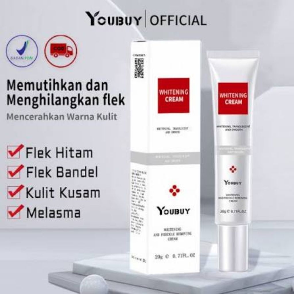 Krim Pemutih Wajah YOUBUY 20g