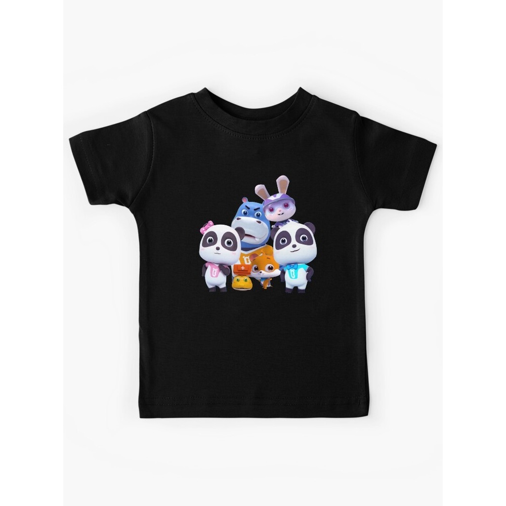 BabyBus, Super rescue team Kiki and Miumiu Panda Clothing Kids T-Shirt