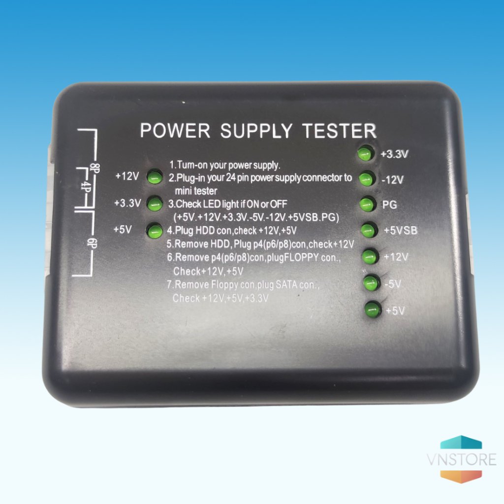 POWER SUPPLY TESTER / ALAT TES POWER SUPLAI / TESTER PSU ATX Komputer
