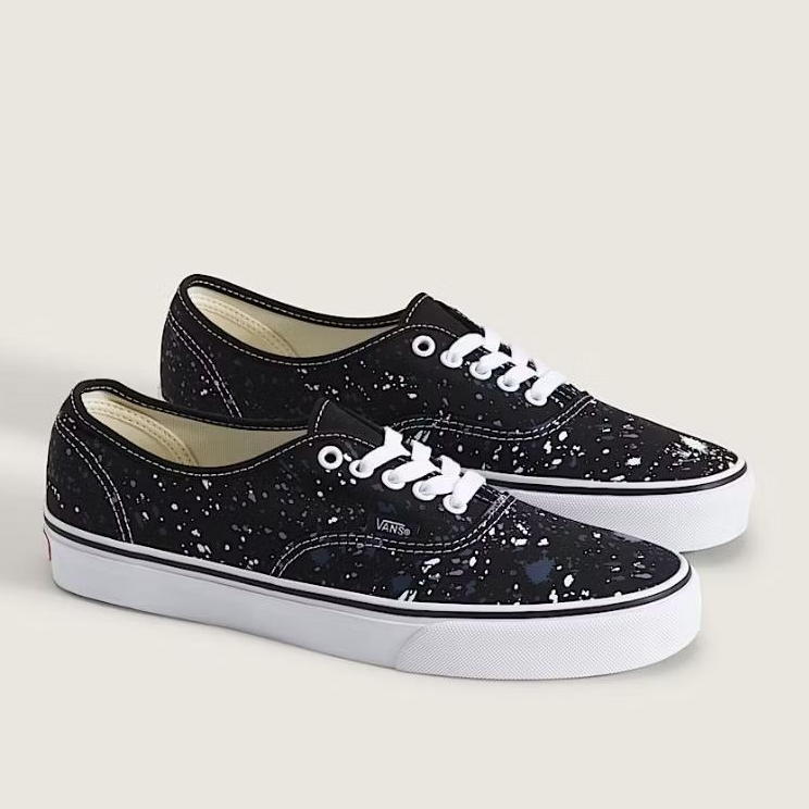 VANS AUTHENTIC SPLATTER BLACK ORIGINAL RESMI
