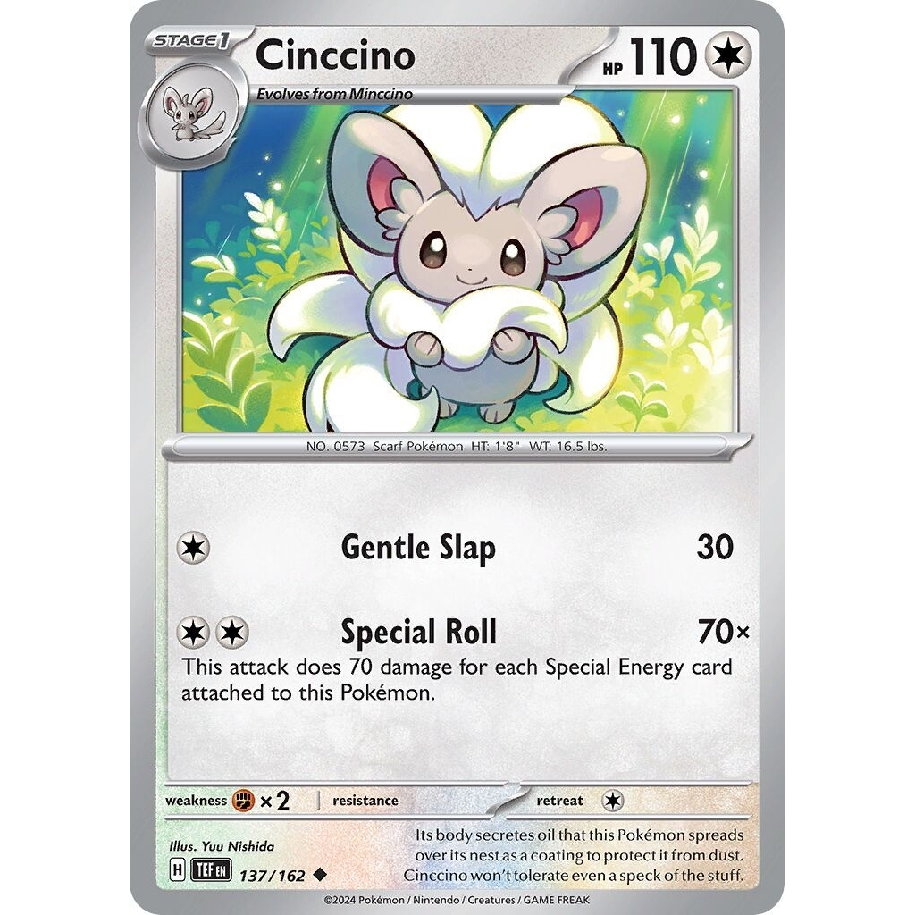 Tcg Pokemon Cinccino TEF Eng