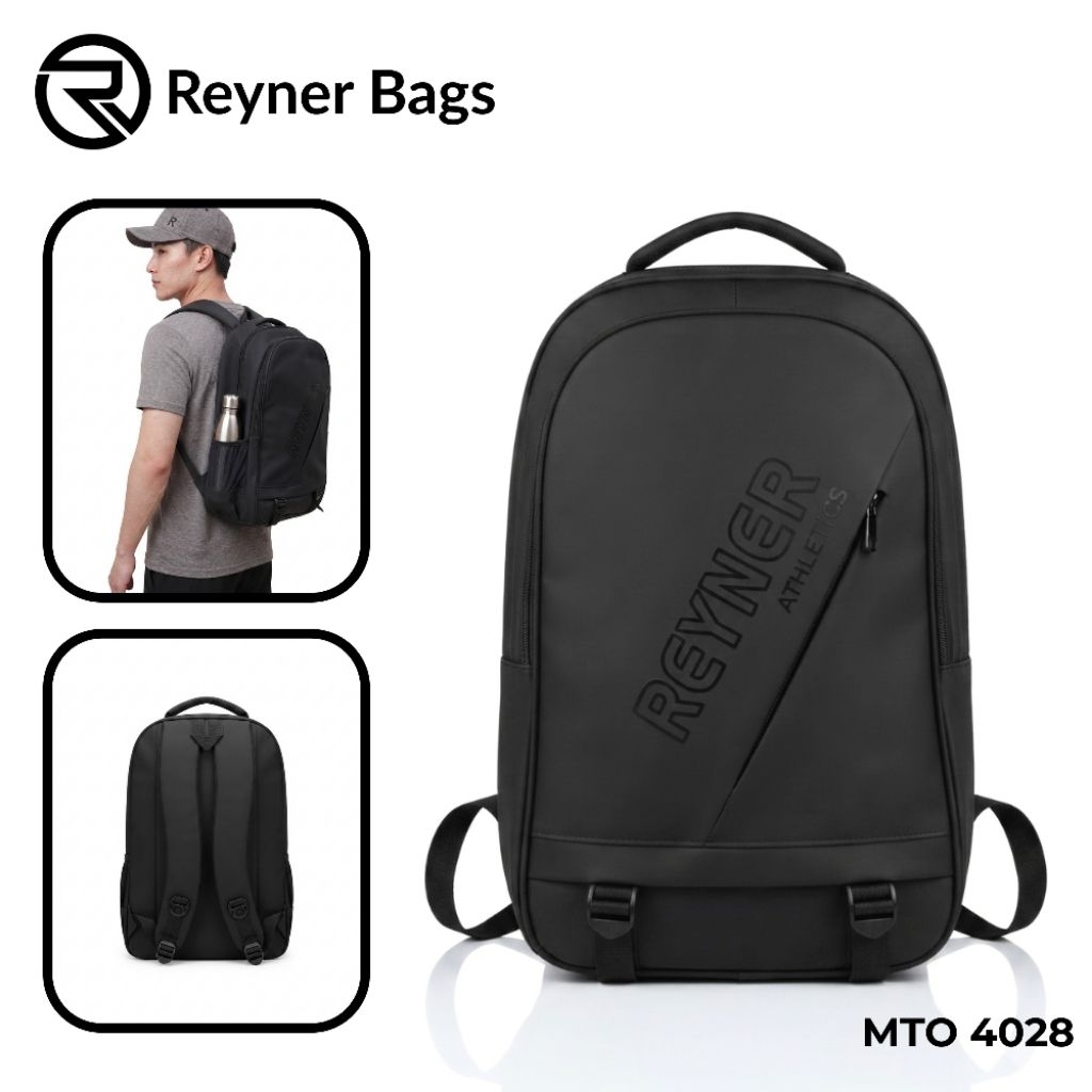 Tas Reyner - Tas Ransel Laptop - Tas Ransel - Tas Hitam - Tas Kuat - Tas Kantor - Tas Sekolah - Tas 