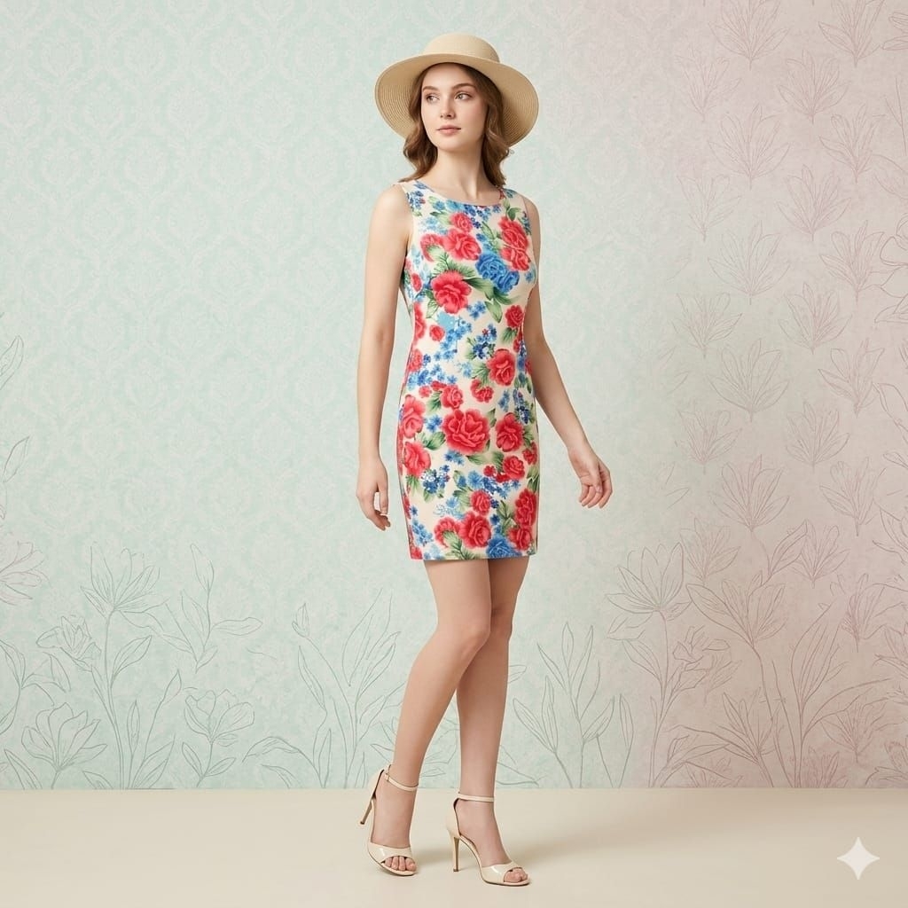 Dress bodycon bunga