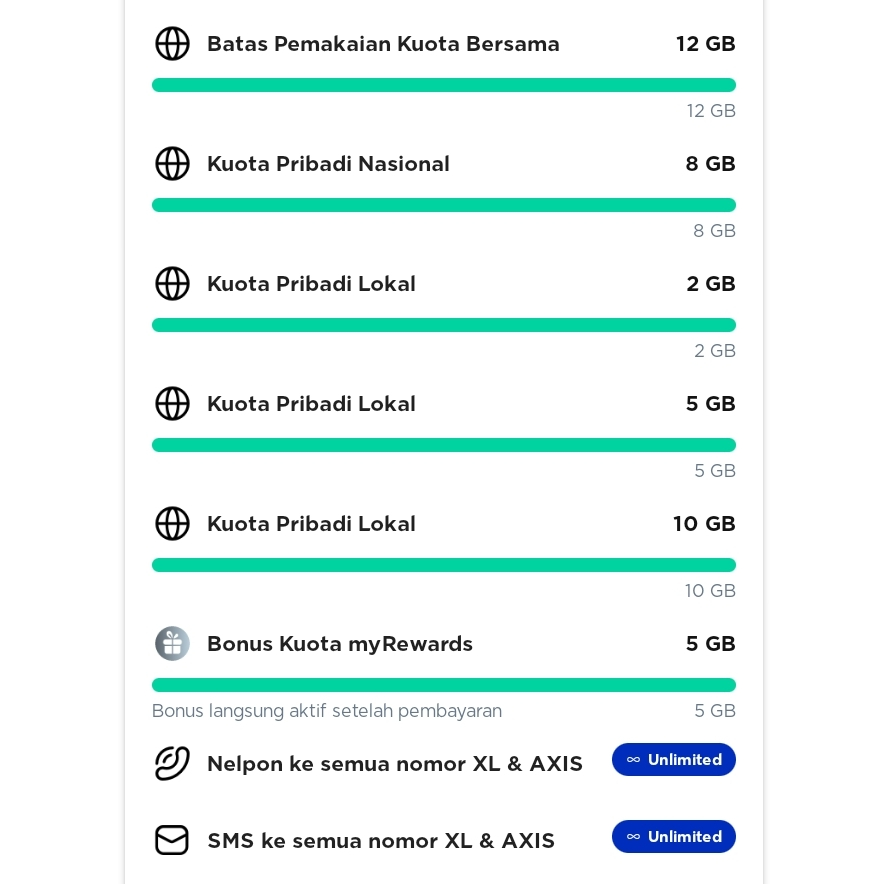 PAKET DATA INTERNET ISI ULANG XL AXIS LIVE ON BONUS UNLIMITED TELEPON  | AKRAB L FUDLAH | AKRAB MINI