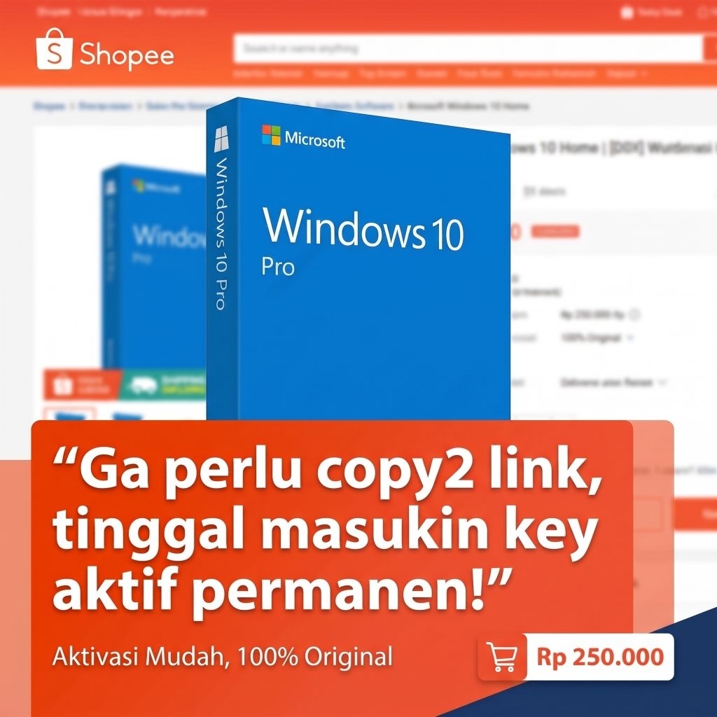 Windows 10 Pro™ License Key Original © Kode Aktivasi Ori Permanen