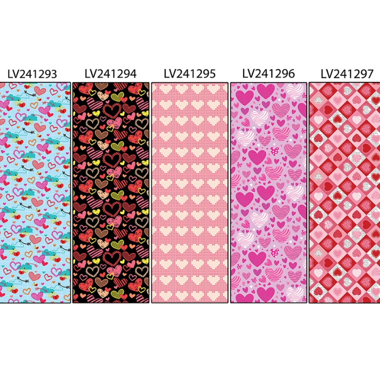Kertas Kado Motif LOVE A/ kertas kado HATI/ kertas kado tebal cute /Kertas Kado Setara Sanwa Sansan 