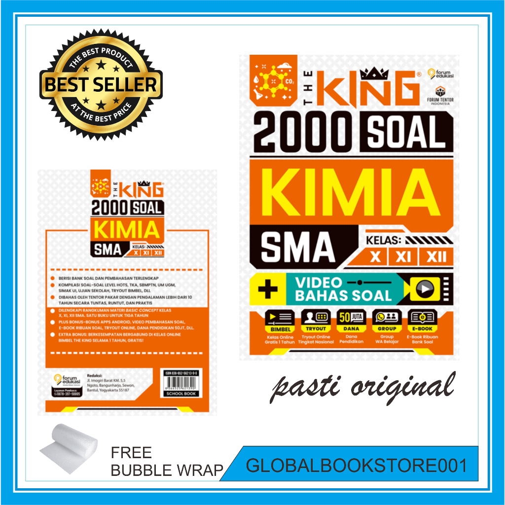 BUKU SOAL KIMIA SMA MA  THE KING DRILLING 2000 SOAL KIMIA SMA MA