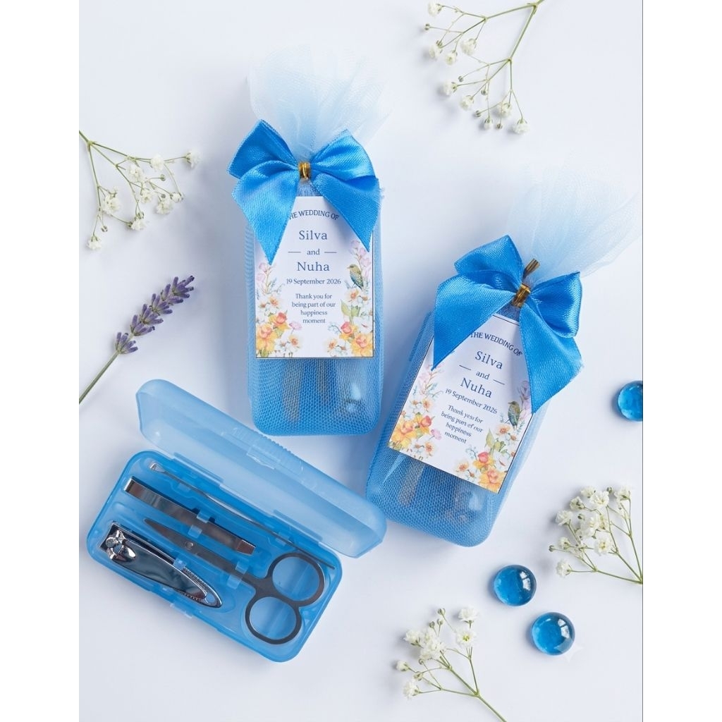 SOUVENIR SET MENI PEDI KEMAS TILE - SOUVENIR UNIK - SOUVENIR NIKAH DAN AQIQAH
