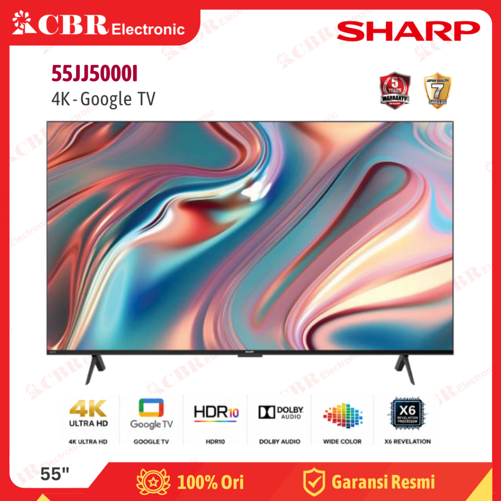 TV SHARP 55INCH 55JJ5000I ( 4K – Google TV )