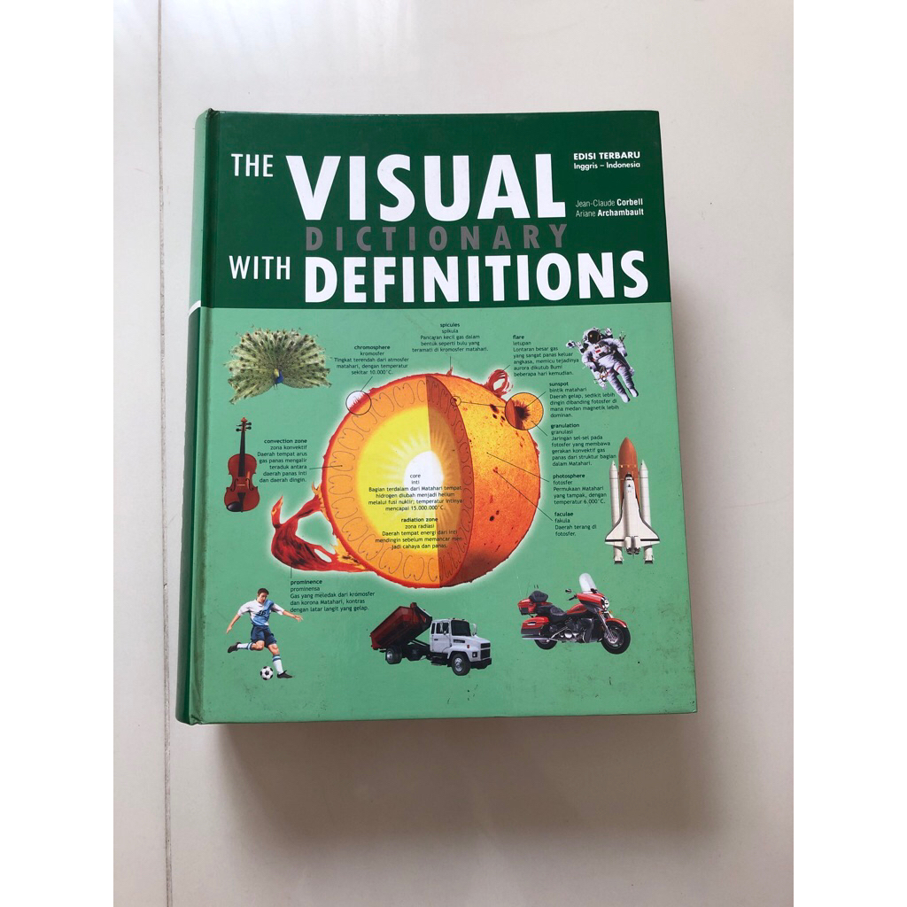 Preloved buku The Visual Dictionary with Definitions