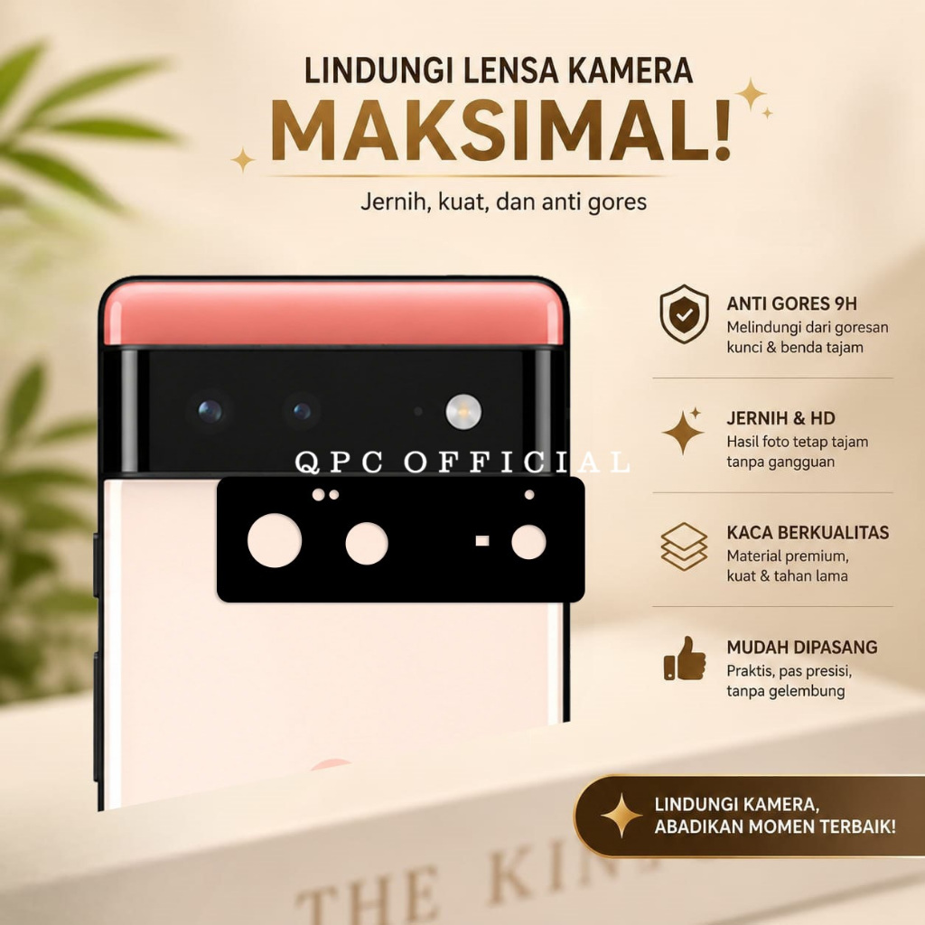 Google Pixel 6 Google Pixel 6A Google Pixel 7 Google Pixel 7A Pelindung Kamera / Tempered Glass Came