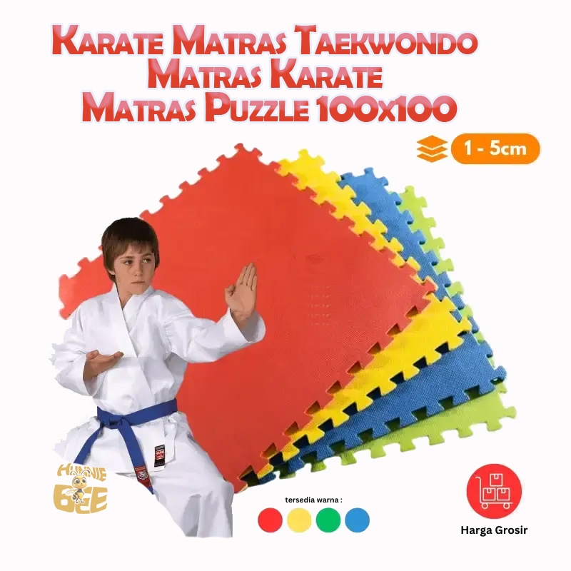 Karate Matras Taekwondo Matras Karate Matras Puzzle 100x100x3cm Playmate Eva