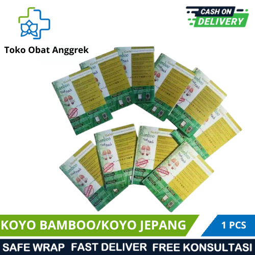 BAMBOO GOLD FOOT PATCH/KOYO KAKI/KOYO KESEHATAN/KOYO JEPANG/KOYO KAKI