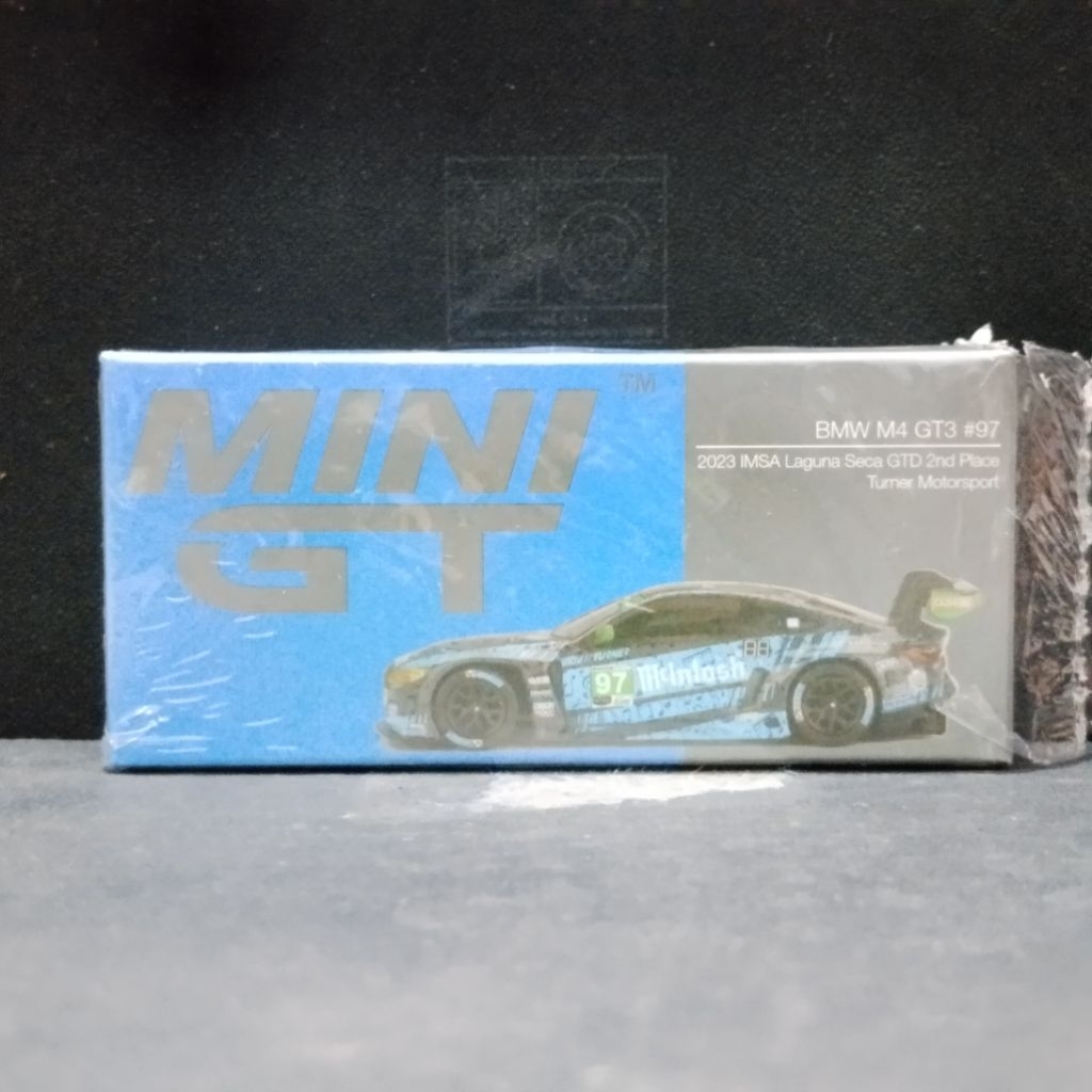 Unsealed MiniGT BMW M4 GT3 #97 IMSA Laguna Seca