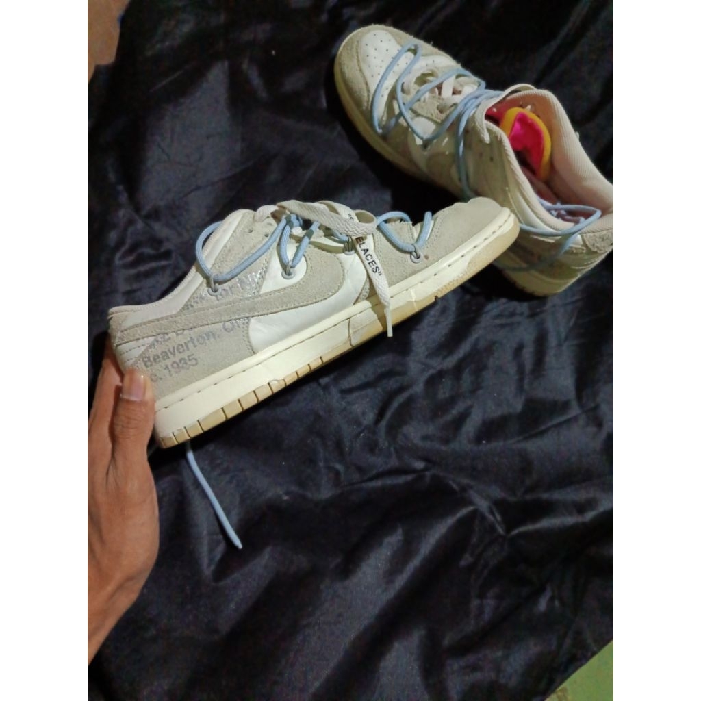 Nike SB Dunk Low x Off-White Size 42 Original Kondisi Mulus
