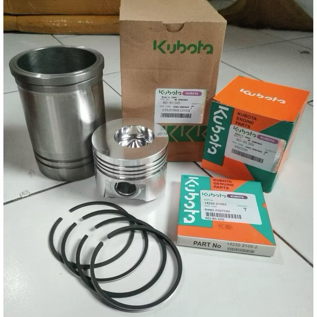 RD65 - (LINER BORING + PISTON + RING) KUBOTA DIESEL (80mm)