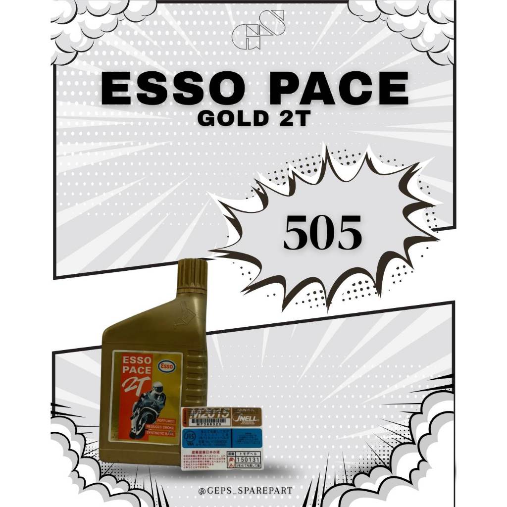 Esso Pace Gold 2T Oil Lawas