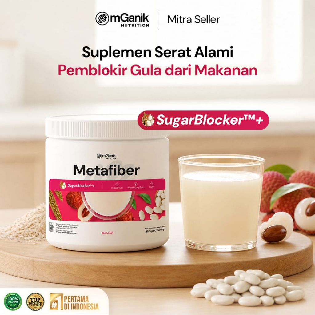 MGANIK METAFIBER RASA JERUK DAN LEVI - MULTIGRAIN RASA LABU KUNING - SUPLEMEN DIABETES