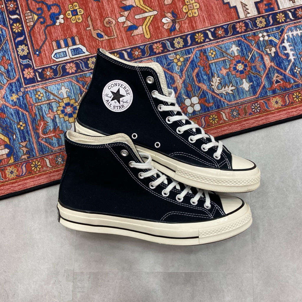 [Size 43] Converse Chuck Taylor All Star 70S High Black White Second Original Kondisi Mulus Nominus.
