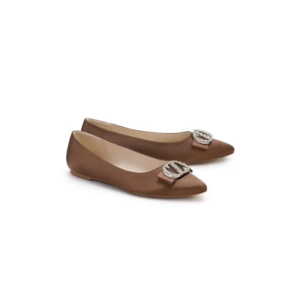New Zytadelia Zelia Flat Shoes - Brown 38