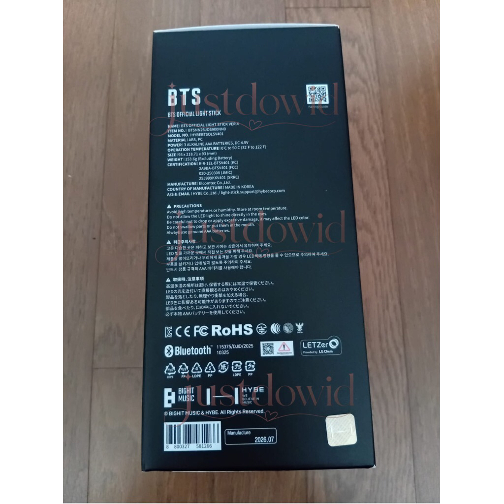 Handcarry Merch Korea|China|Jepang|Thailand