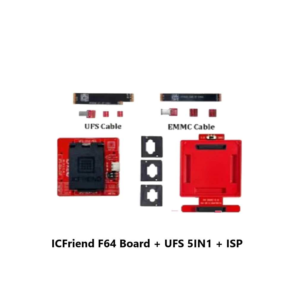 SOCKET F64 LITE ULTRA - IC Friend NB-UFS-5IN1 254  153  297 Adapter + ISP Cable