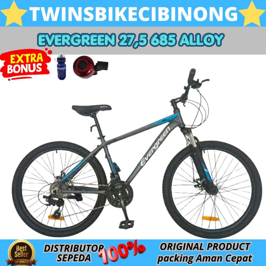 Sepeda Gunung 27,5 MTB EVERGREEN BLAZE  685 24speed disc