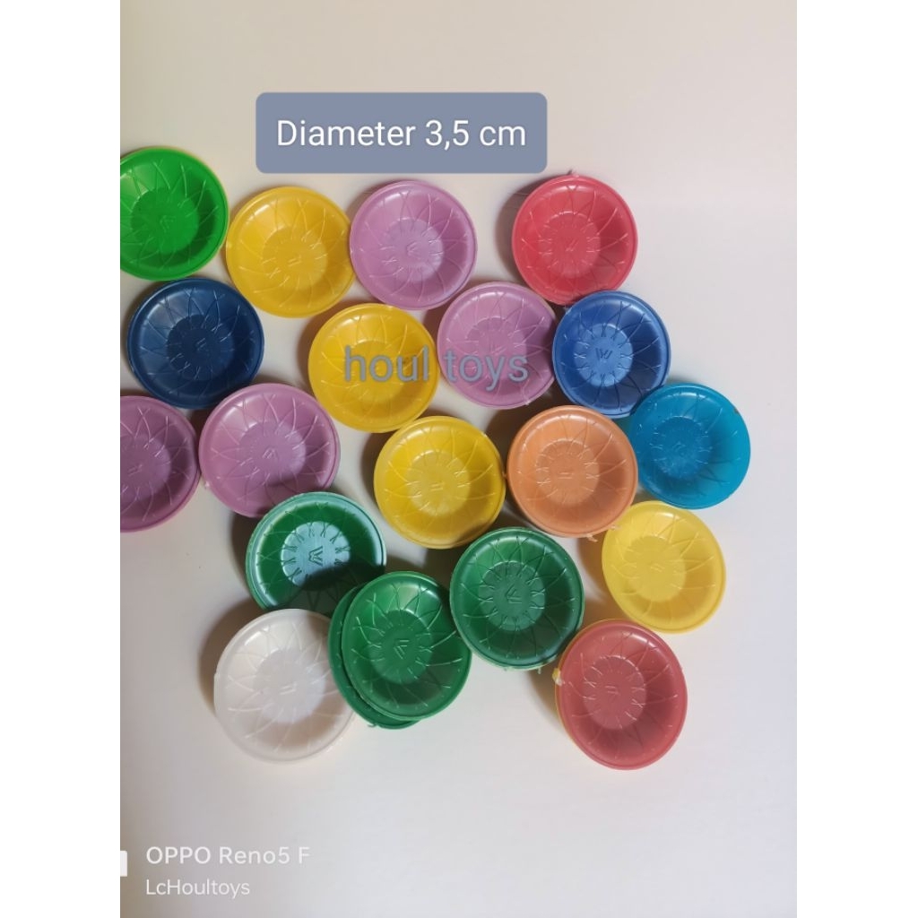 100pcs piring mini mainan masakan