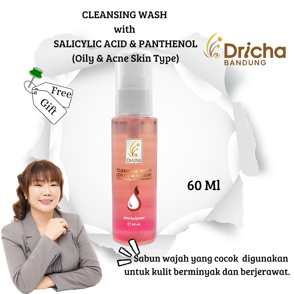 Dricha Cleansing Wash With Salicylic Acid & Panthenol