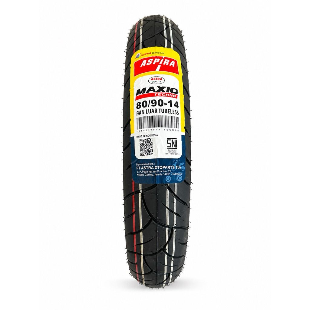 ASPIRA MAXIO 80/90-14 Tubeless