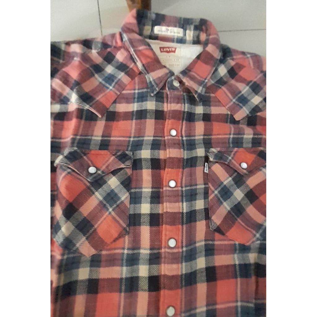 Levis Flannel Kemeja Second